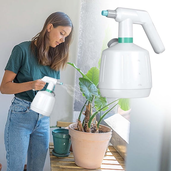 Fzsteel Rechargeable Spray Bottle Multi-Use Pressurized System For Cleaning Watering Disinfecting Lightweight Portable Ergonomic Design Durable Gardening Home Cleaning Tool
