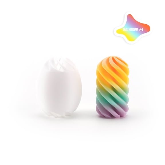 Fzsteel Spinning Musical Easter Egg Toy - Stress Relieving Decompression Fidget Sensory Egg with Soothing Music for Easter Decorations and Holiday Party Favors