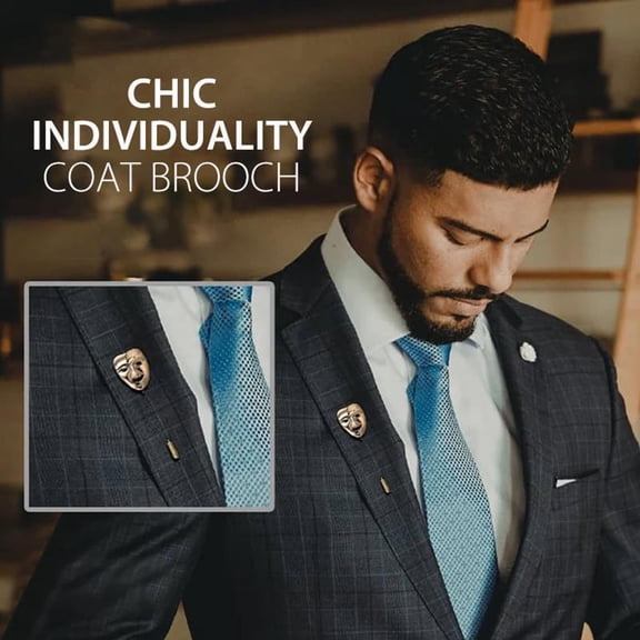 Fzsteel Stylish Alloy Brooch Pin for Clothing Accessories Scarf Decoration with Standard Pin Catch Perfect Gift for Friends and Family