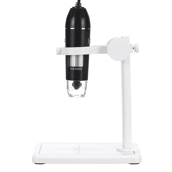 Fzsteel USB Digital Microscope 1600X Magnification with 8 LED Lights, Handheld Portable Endoscope Camera for PCB Inspection, Hobbyists & Professionals