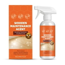 Fzsteel Wood Furniture Polish and Conditioner, Two-in-One Cleaning & Conditioning, Stain Removal, Protective Shine, 120ml for Home & Office Use