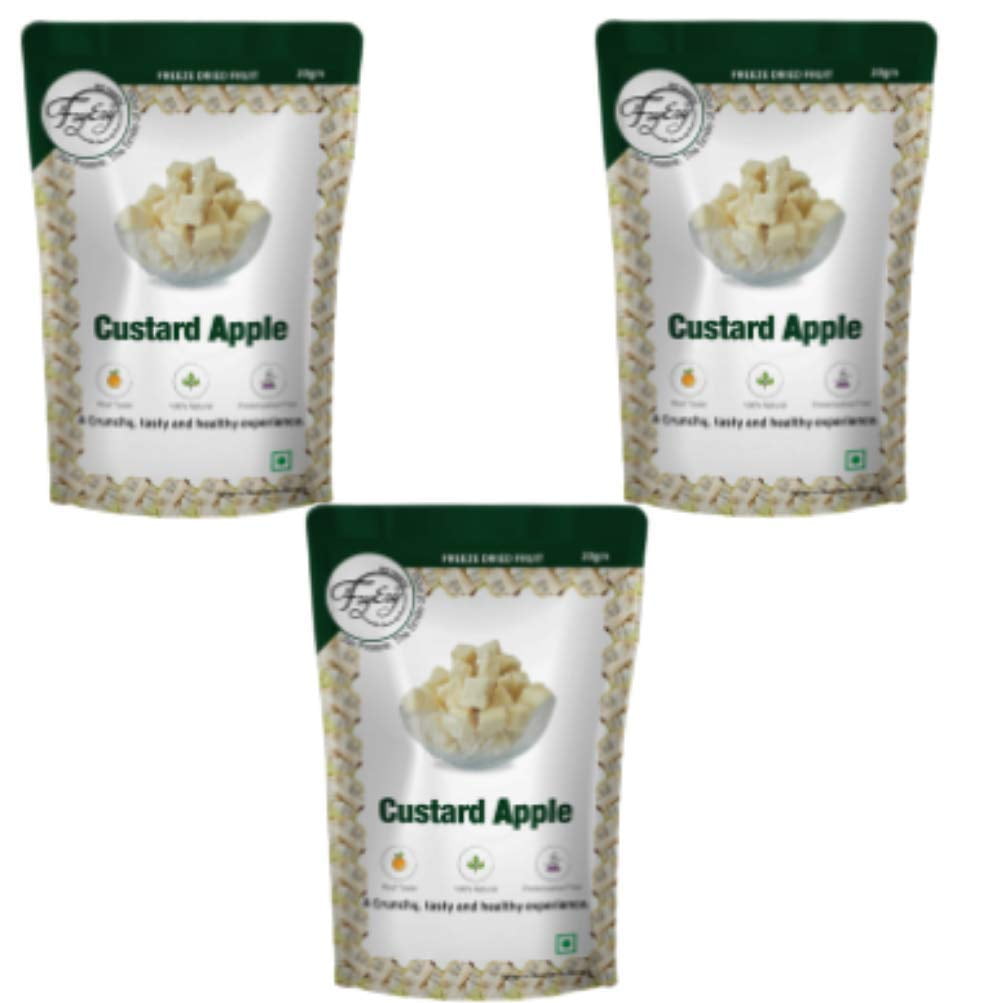 Fzyezy Freeze Dried Custard Apple Fruit For Kids And Adults Camping