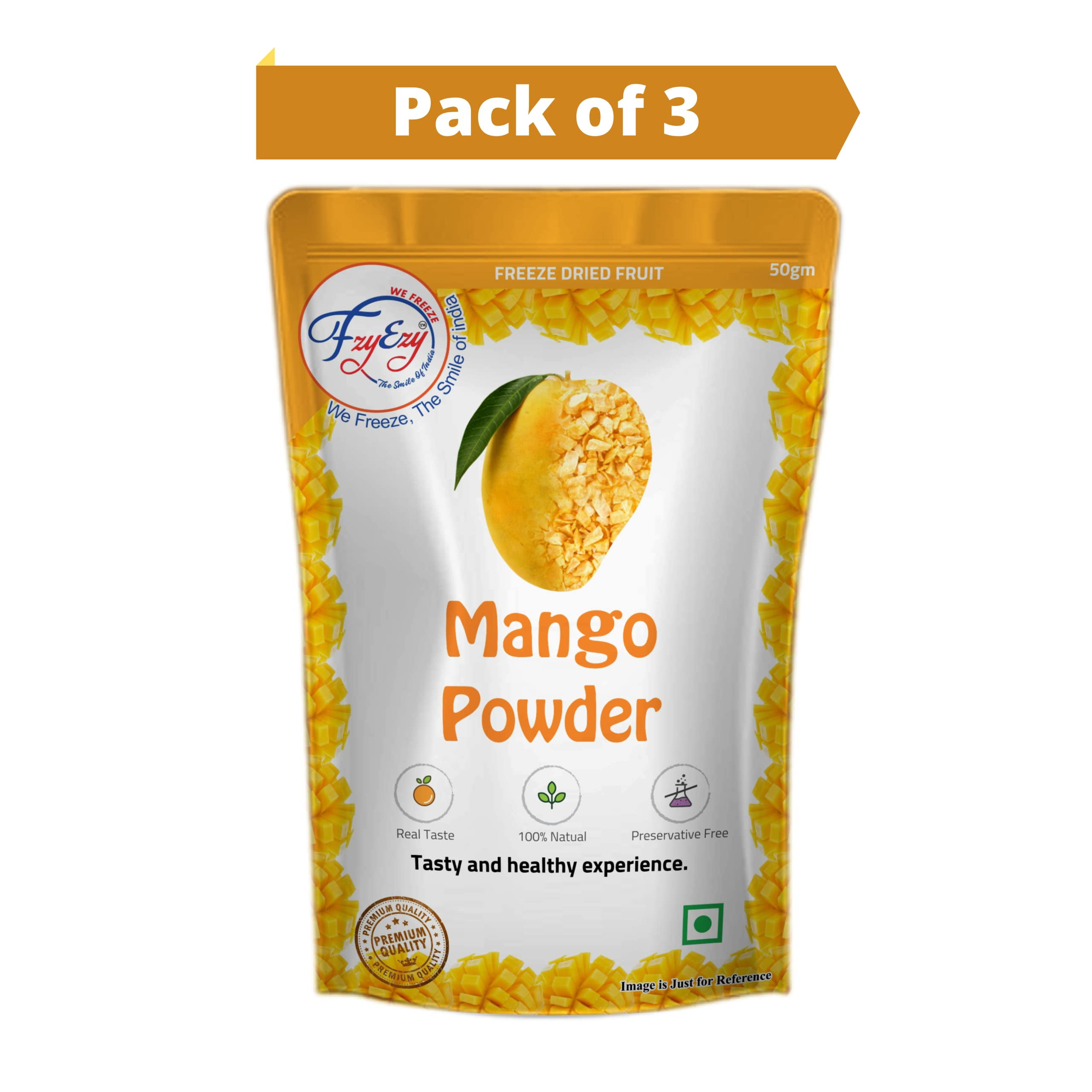 Fzyezy Freeze Dried Mango Fruit Powder For Kids And Adults Camping