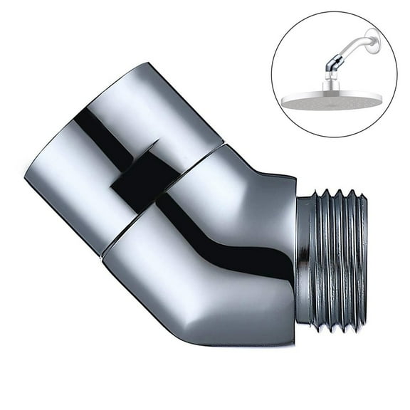 G 1/2 Shower Head Extension Connector Easy Installation Adjustable Shower Angle