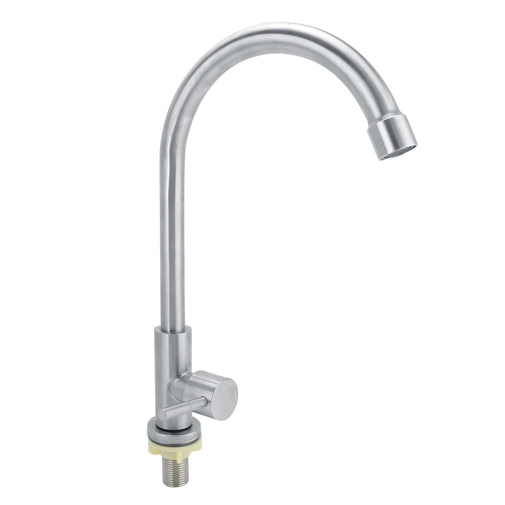 G 1/2in Threaded Basin Tap for Modern Homes Stainless Steel Kitchen ...