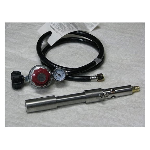 G-2 Stainless Steel Forge/Foundry Burner and 0-30 PSI Regulator with Gauge. Foundry Casting Melting Copper Brass Aluminum Silver Weld