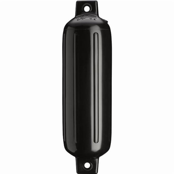 G-3 Twin Eye Fender - Black - 5.5 x 20 in. - Durable Marine Protection