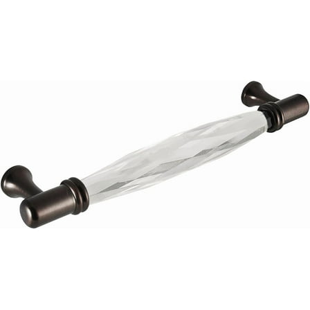 #G-305 CKP Brand 5 in. (128mm) Brilliance Crystal Collection Pull, Oil-Rubbed Bronze Base