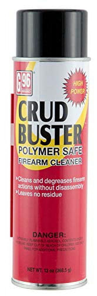 G-96 Crud Buster Polymer Safe Firearm Cleaner, Leaves no Residue, 1202 ...