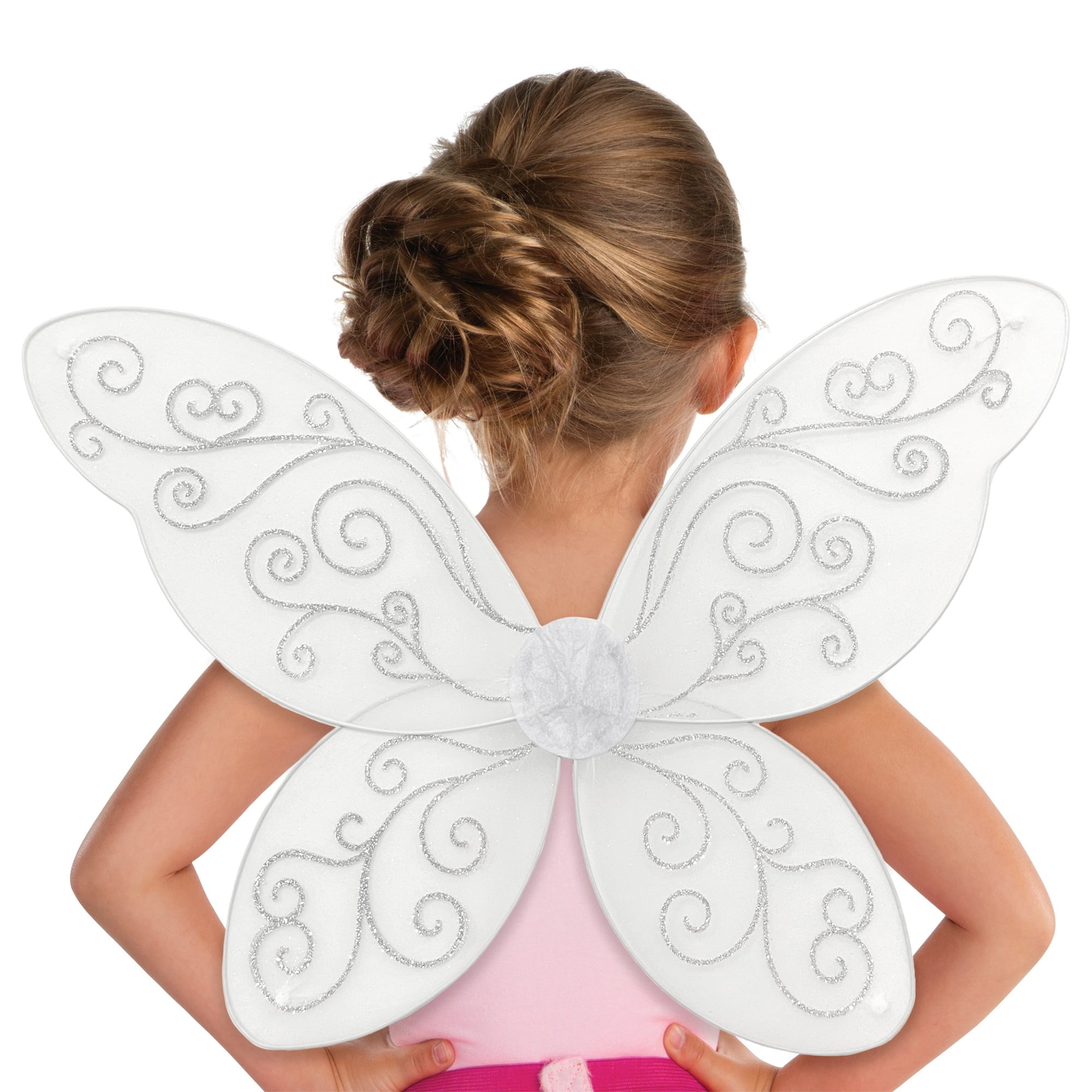 Angel Wings Costume Accessory for Children, White, One Size, Halloween by Way To Celebrate