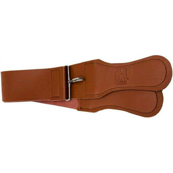 Gents Straight Razor Leather Strop Sharpening Strap 2.5" X 23.5" Grain Cowhide- Dual Straps Swivel for Sharpening Razor, Knifes & Kitchen Cutlery Clip, Keeps Your Blade Sharp