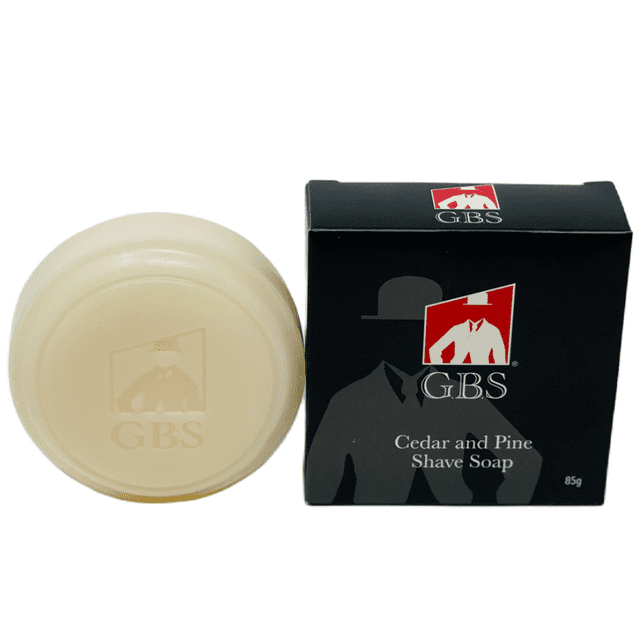 G.B.S 97 Men's Cedar & Pine Shave Soap All Natural Shave Soap for Men Creates a Rich Lather