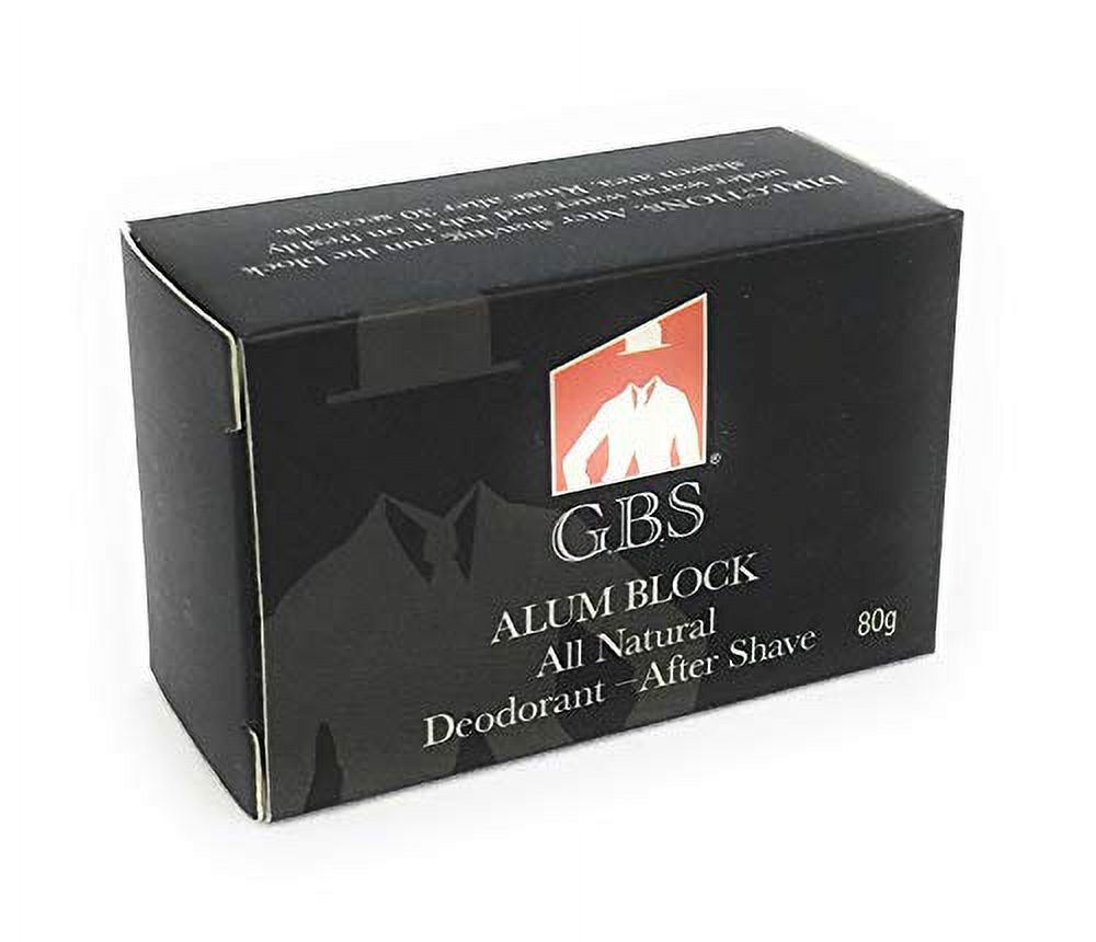 G.B.S Alum Block All Natural Deodorant After Shave An Essential For