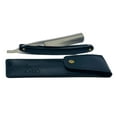 thumbnail image 1 of G.B.S Black Wood Shave Ready - Carbon Steel Straight Razor, Cut Throat, Professional - Half Hollow, Manual, Well Balanced Effortless Glide: Durable, Friendly, Wet Shaving, 1 of 5