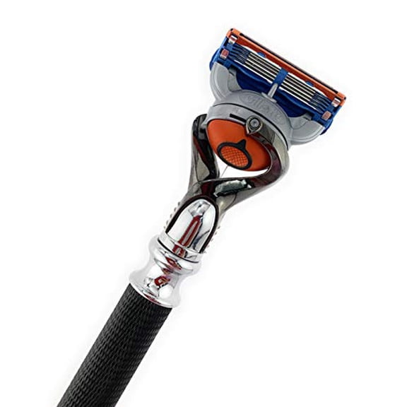 G.B.S Professional Shaving Razor 6in Long Handle and 1 , Black