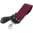 thumbnail image 1 of G.B.S Straight Razor Strop, Leather Sharpening Strap - Black & Maroon, 1 of 7