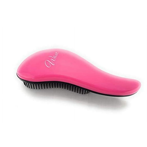 G.B.S Wave Adult Detangling Hair Brush, Standard Size, Plastic, Synthetic Bristles