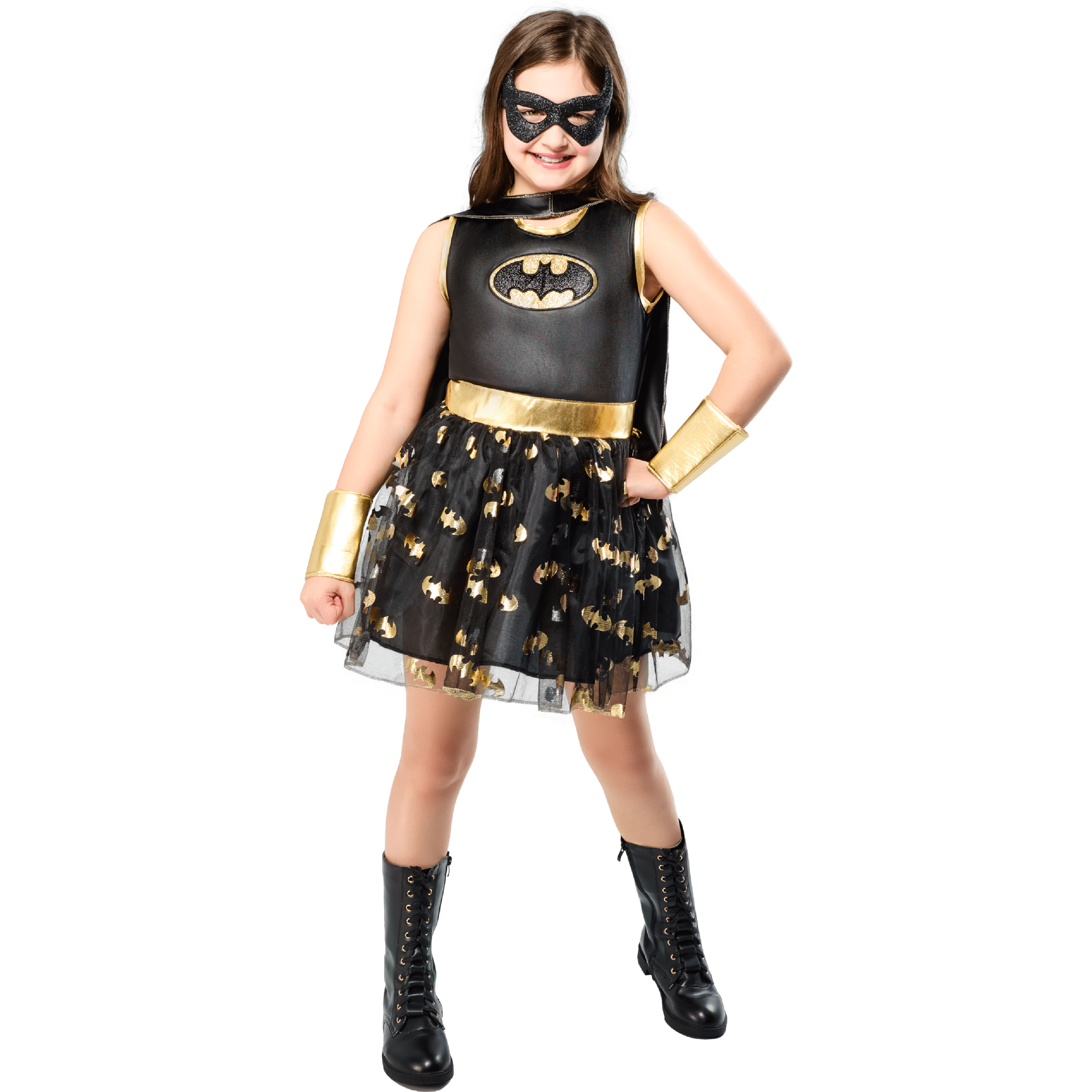 DC Batgirl Halloween Costume for Children, Girls' Size M (7/8), by Rubies
