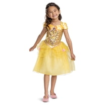 Disguise Belle Toddler Classic Costume - Princess Dress With Cameo, Size Large (4-6x), Officially Licensed
