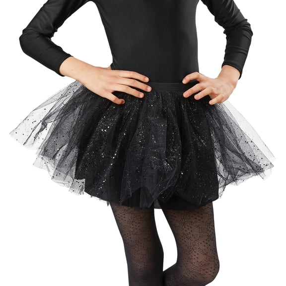Sparkle Tutu Costume Accessory for Children, Black, L/XL, Halloween by Way To Celebrate