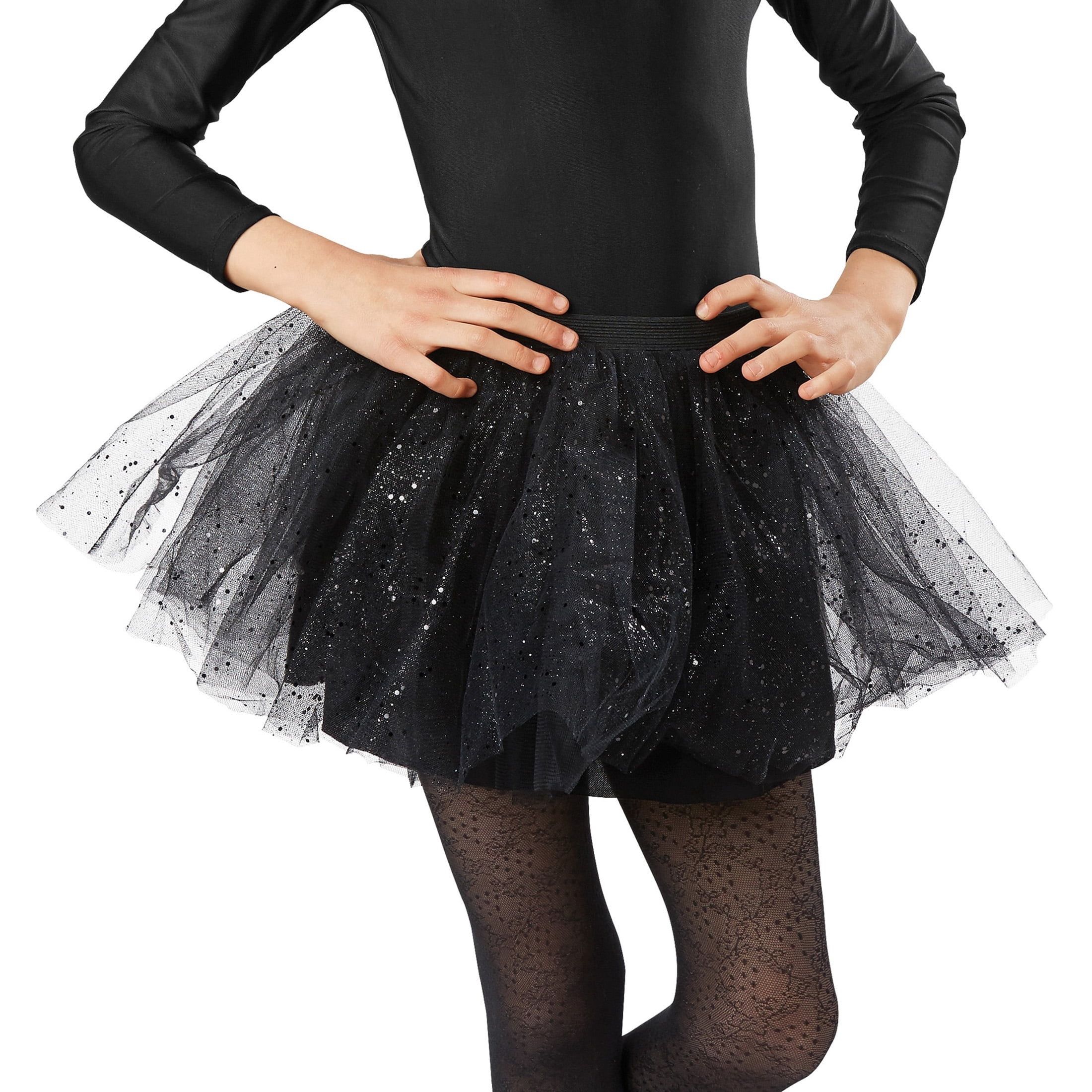 Sparkle Tutu Costume Accessory for Children, Black, S/M, Halloween by Way To Celebrate