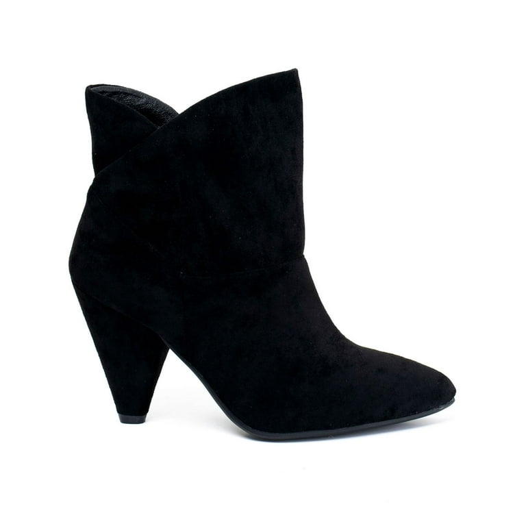 Cone heel booties cheap