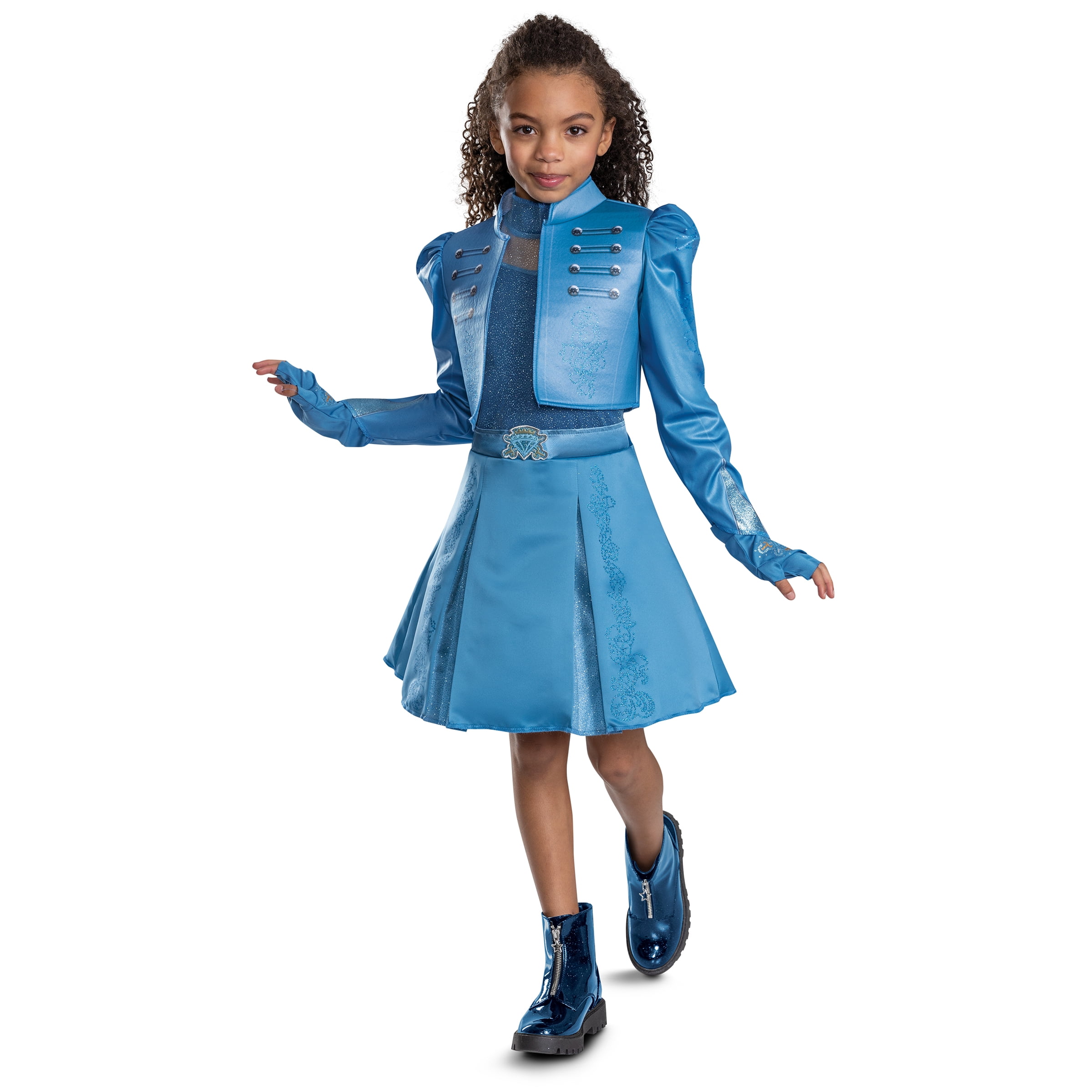 Disney Descendants Wicked Wonderland Chloe Halloween Costume for Children, Girls Size M (7/8), by Disguise
