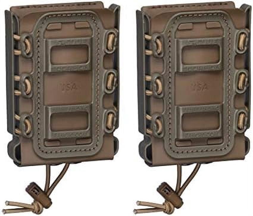 Fob Magshell G-CODE (2 Pack) Rifle Soft Shell Scorpion Rifle Mag Carrier (TAN/OD ...