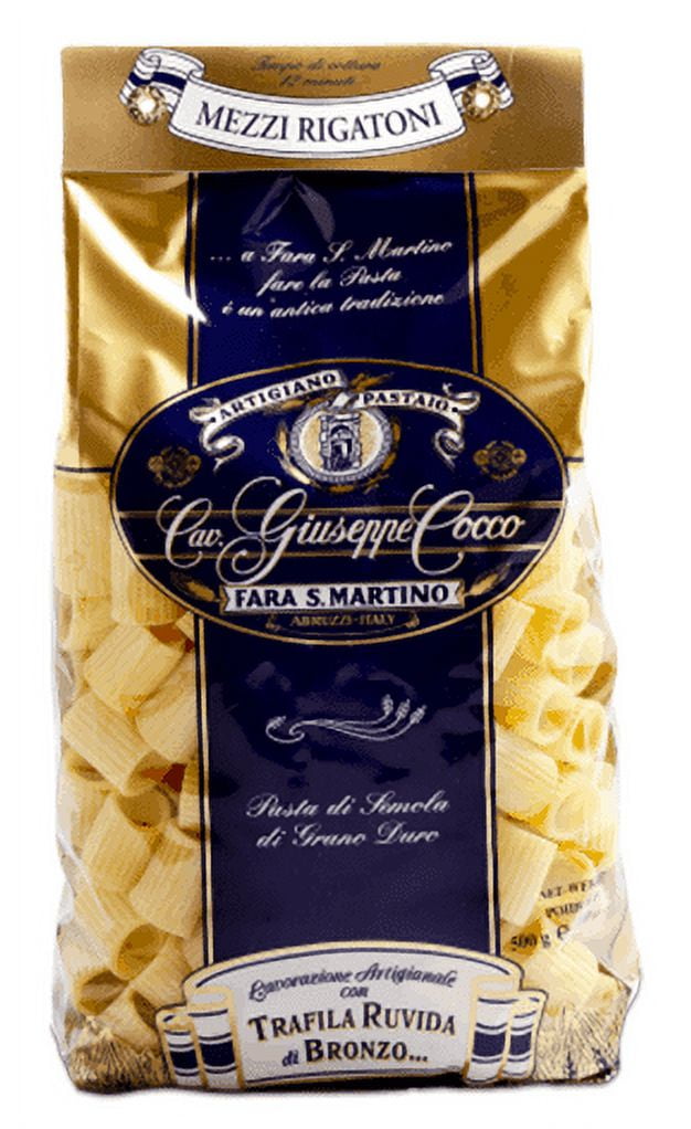  Marulo, Rigatoni, Italian Pasta Bronze Die Cut Artisan,  Italian Pasta, Only 2 Ingredients,100% Durum Semolina. Imported Italian  Pasta (1.1 Pound). Pasta from Campania. : Grocery & Gourmet Food