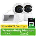 G.Craftsman Y3 WiFi Baby Monitor Camera 4.3" Split Screen Video Baby