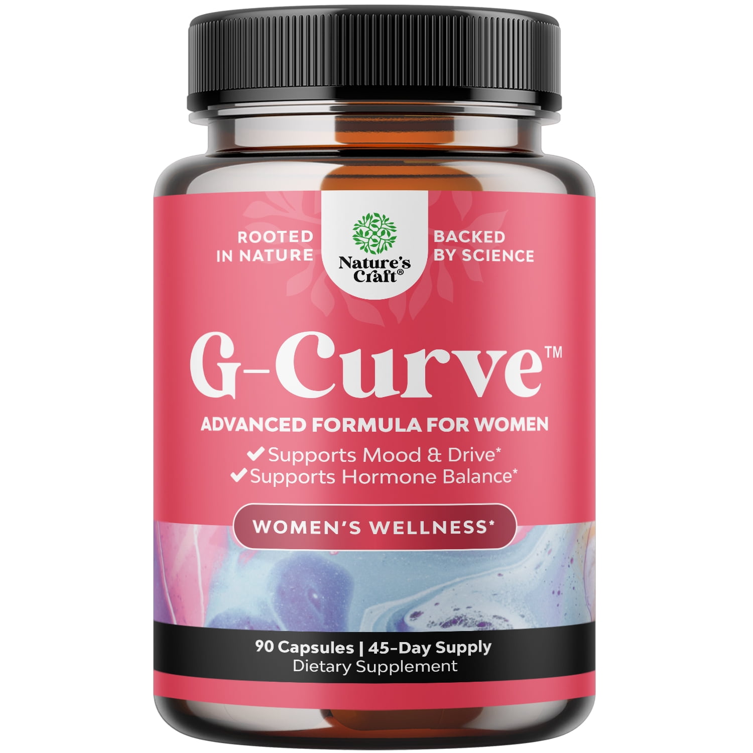 G Curve Horny Goat Weed for Women - Invigorating Feminine Enhancing Blend with Maca Root for Women - Female Horny Goat Weed with Maca and Tribulus