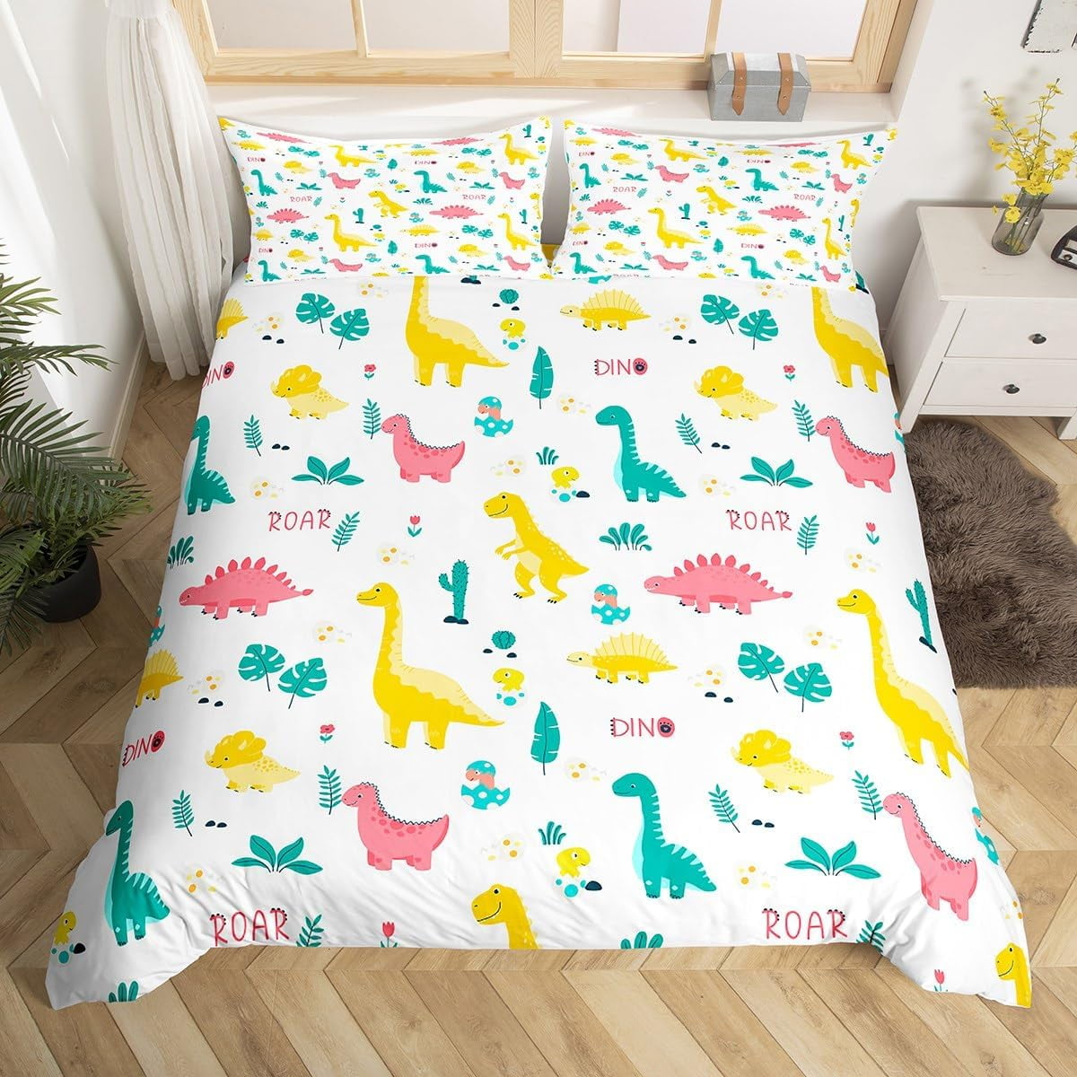 GDAKE Animal Duvet Cover Queen Size Kids Cute Koala Panda Bedding Set