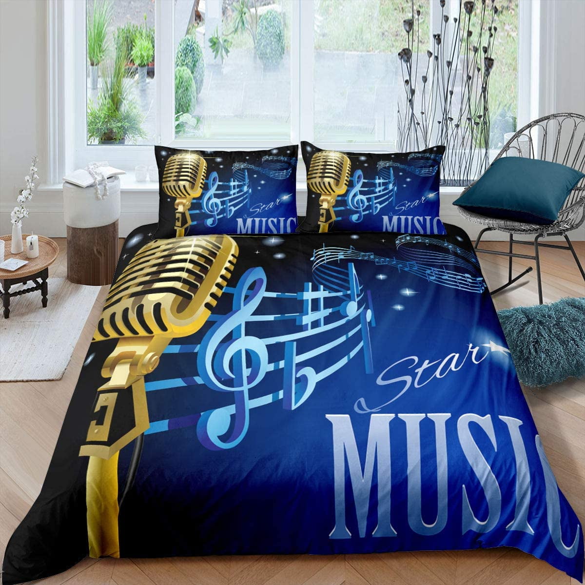 GDAKE Football Bedding Set Full Size, Teens Soccer Comforter Cover