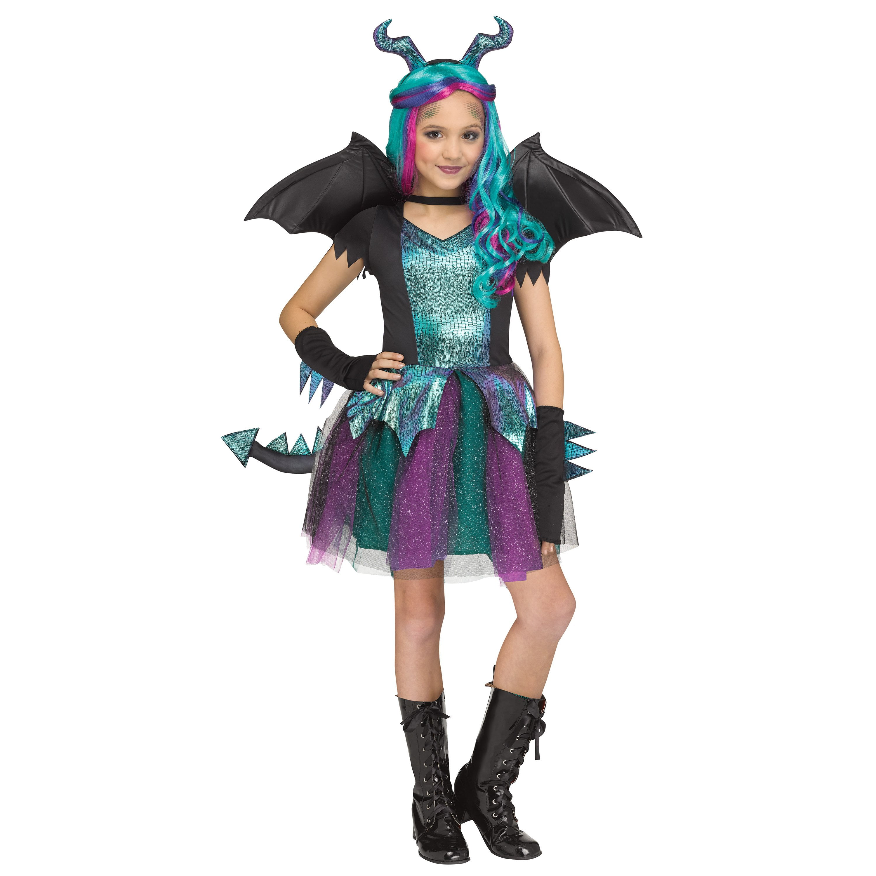Dragon Queen Halloween Costume for Children, Girls' Size M (7/8), by Way to Celebrate