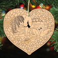 thumbnail image 1 of G.DeBrekht 8385261-S3 DIY Swan Heart Ornaments - Set of 3, 1 of 3
