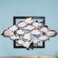 thumbnail image 1 of G DeBrekht 98537SX-24 Aquatic Fish Wooden Decorative Wall Art, Multicolor, 1 of 1