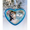 thumbnail image 1 of G.DeBrekht Treasure of Love Heart Glass Ornament by G. DeBrekht, 1 of 7