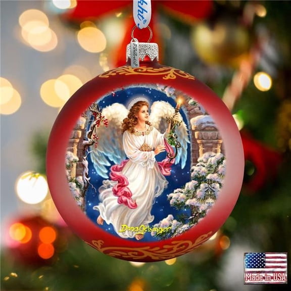 G. Debrekht 71114-1322 Angel in the Arch Glass Ornament by D. Gelsinger - Nativity Holiday Decor