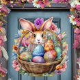 thumbnail image 1 of G. Debrekht 8652764H Bunny in a Basket Holiday Door Decor by G. Debrekht - Easter Spring Decor, 1 of 1