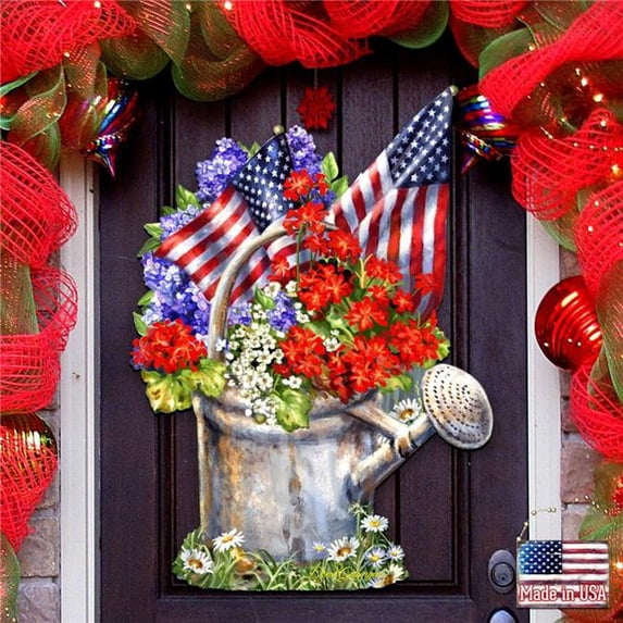 G. Debrekht 8461040H-1711 Celebrating the American Freedom Door Decor by Gelsinger - American Christmas Decor