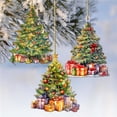 thumbnail image 1 of G. Debrekht 8091044-S3 Christmas Tree Decorative Wooden Ornaments Set of 3 by G. Debrekht - Christmas Decor, 1 of 1