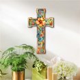 thumbnail image 1 of G. Debrekht 88165 Easter Blossom Wooden Cross by G. Debrekht - Easter Spring Decor, 1 of 1