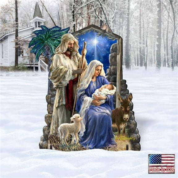 G. Debrekht 8461041F-1618 Holy Night Nativity Outdoor Decor by D. Gelsinger - Nativity Holiday Decor