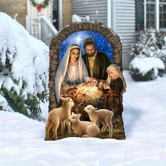 G. Debrekht 8461042-1F-1201 Miracle Nativity Outdoor Decor by D. Gelsinger - Nativity Holiday Decor
