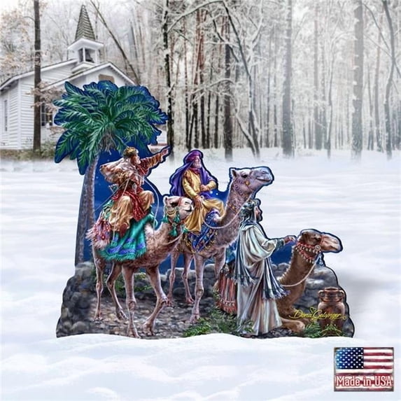 G. Debrekht 8461022F-1810 The Magic of Three Kings Nativity Outdoor Decor by D. Gelsinger - Nativity Holiday Decor
