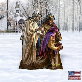 G. Debrekht 8461042-2F-1201 Three Kings Nativity Outdoor Decor by D. Gelsinger - Nativity Holiday Decor