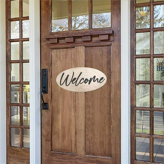 G. Debrekht 320342 Welcome Wooden Sign Classic Handmade Entry Display - 320342