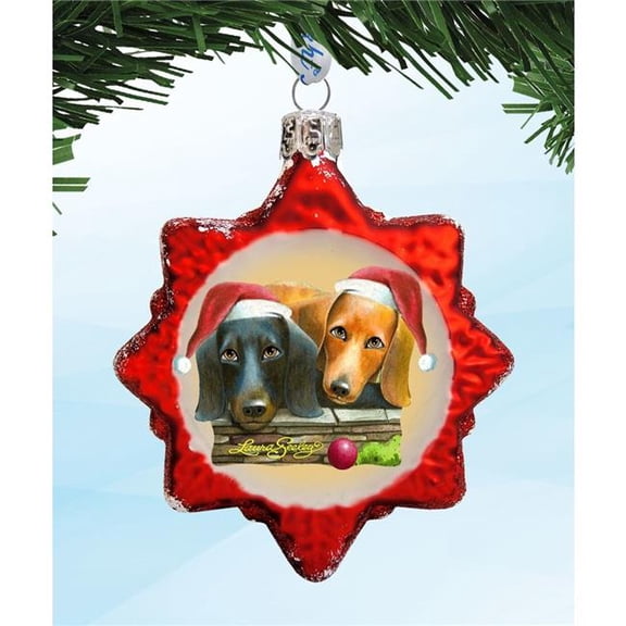 G. Debrekht 779216-LS Where's The Ball Mercury Glass Ornament by Laura Seeley - Pets Dog and Cats Decor