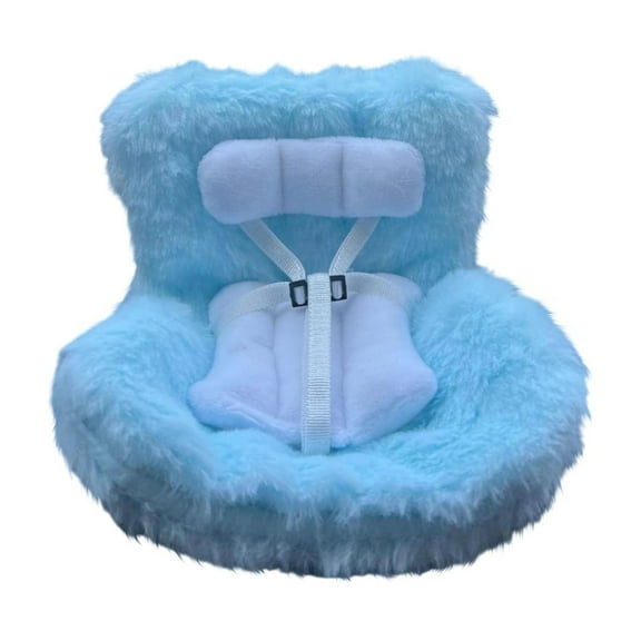 G Doll Car Seat With Soft Furry Cushion, Vent Clip And Plastic Material For Doll Collectors Fans And Car Interior Decorations 5.9X4.72X2.36In 0.198Lb