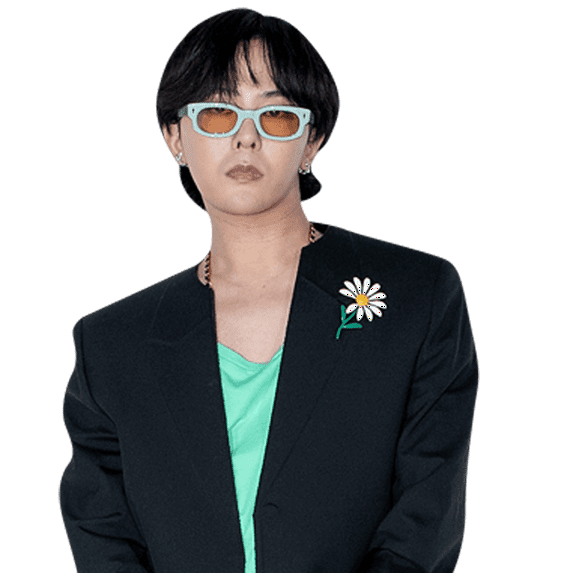 G-Dragon (Black Jacket) Half Body Buddy Cutout